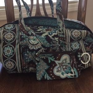 Used Java Blue Vera Bradley w/Matching Wallet